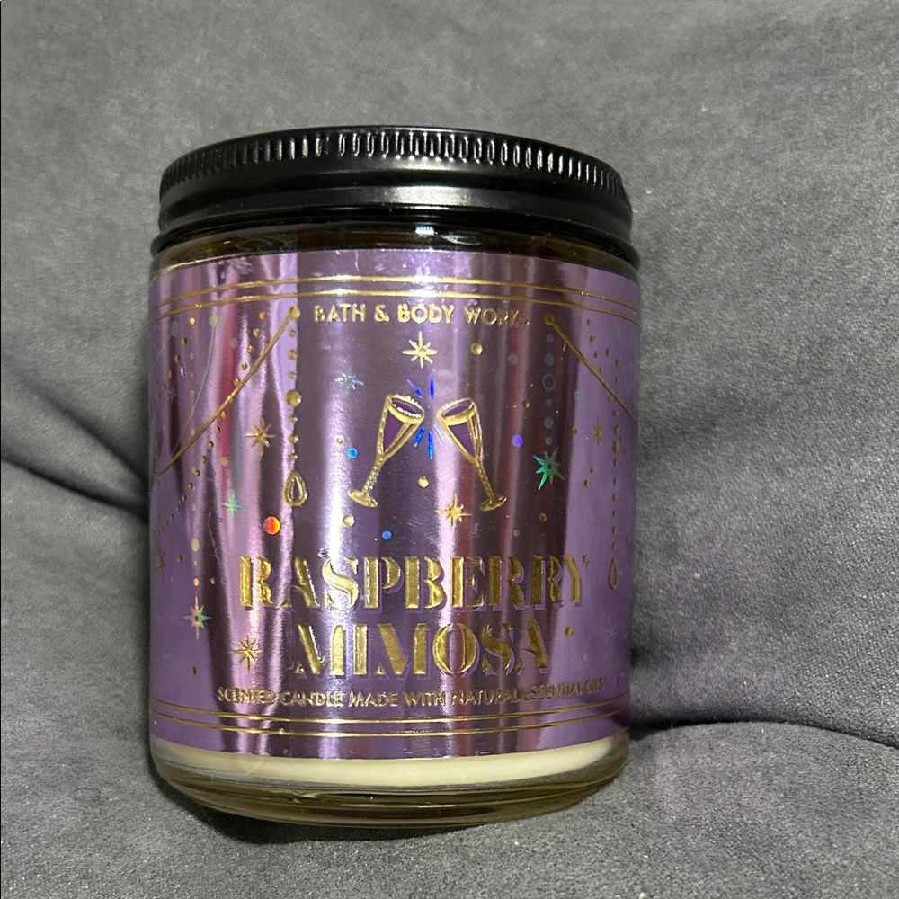 Bath & Body Works Purple Raspberry Mimosa Candle